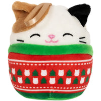 Squishmallows - Cam the Cat Version 2 Holiday Ornament Plush (4