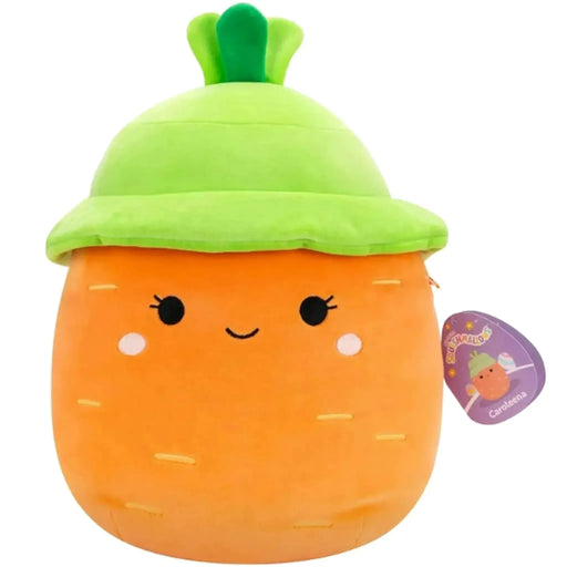 Squishmallows - Caroleena the Orange Carrot with Green Bucket Hat Plush (12") - Jazwares - (2024)