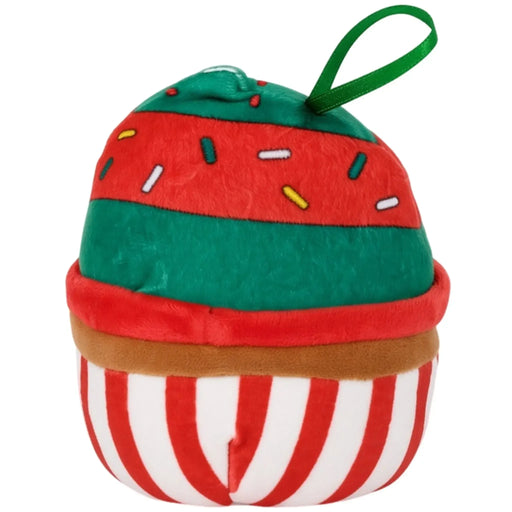 Squishmallows - Chantal the Christmas Cupcake Holiday Ornament Plush (4.5") - Kellytoy - Holiday Classic Collection - (2022)