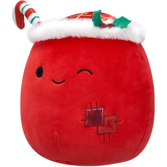 Squishmallows - Christmas Edition Carrie the Winking Gift Bag with Patchwork Plush (8") - Jazwares - (2024)