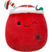 Squishmallows - Christmas Edition Carrie the Winking Gift Bag with Patchwork Plush (8") - Jazwares - (2024)
