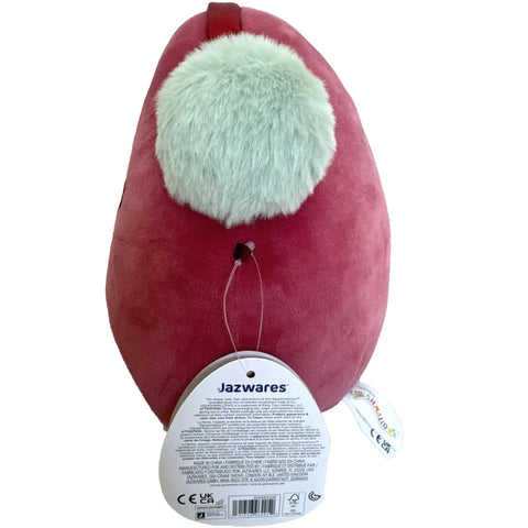 Squishmallows - Christmas Edition Cherry with Earmuffs Plush (10.5