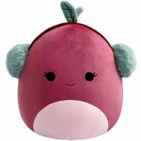 Squishmallows - Christmas Edition Cherry with Earmuffs Plush (10.5