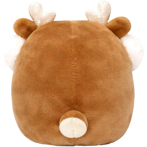 Squishmallows - Christmas Edition Darla the Reindeer with Red Snowflake Scarf Plush (5