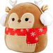 Squishmallows - Christmas Edition Darla the Reindeer with Red Snowflake Scarf Plush (5") - Kellytoy - (2021)