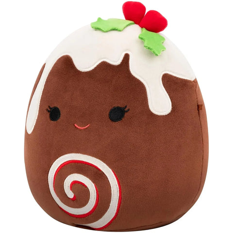 Squishmallows - Christmas Edition Fleur the Cinnamon Roll Plush (9.5