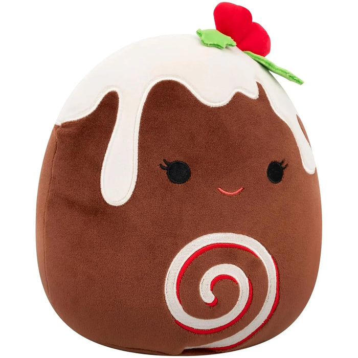 Squishmallows - Christmas Edition Fleur the Cinnamon Roll Plush (9.5") - Jazwares - (2024)