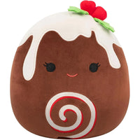 Squishmallows - Christmas Edition Fleur the Cinnamon Roll Plush (9.5