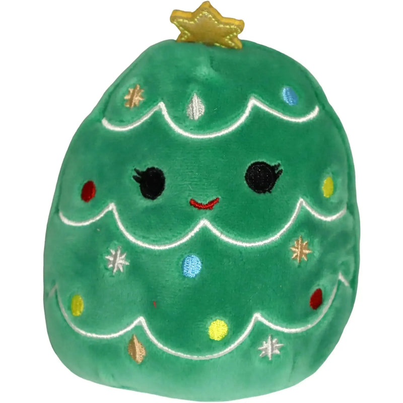 Squishmallows - Christmas Edition Leama the Christmas Tree with Gold Star Crown & Ornaments Plush (5