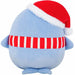 Squishmallows - Christmas Edition Samir the Blue Whale with Santa Hat Plush (8.5") - Jazwares - (2024)
