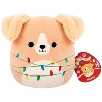 Squishmallows - Christmas Edition Stevon the Dog with Holiday Lights Plush (9.5