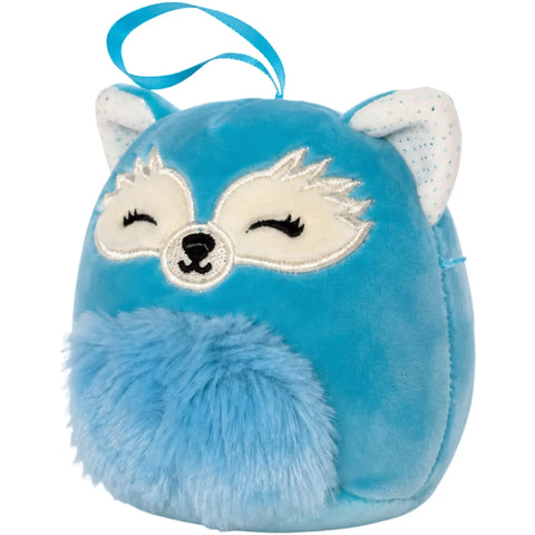 Squishmallows - Dabney the Fox Holiday Ornament Plush (4
