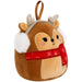 Squishmallows - Darla the Reindeer Holiday Ornament Plush (4.5") - Kellytoy - Holiday Winter Collection - (2022)