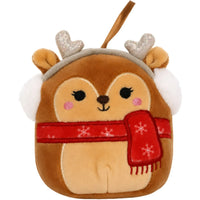 Squishmallows - Darla the Reindeer Holiday Ornament Plush (4.5