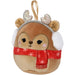 Squishmallows - Darla the Reindeer Version 2 Holiday Ornament Plush (3.6") - Kellytoy - Holiday Winter Collection - (2023)