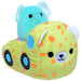 Squishmallows - Diego the Elephant with Lexie the Cheetah Vehicle Plush (5") - Kellytoy - Squishville Series - (2021)