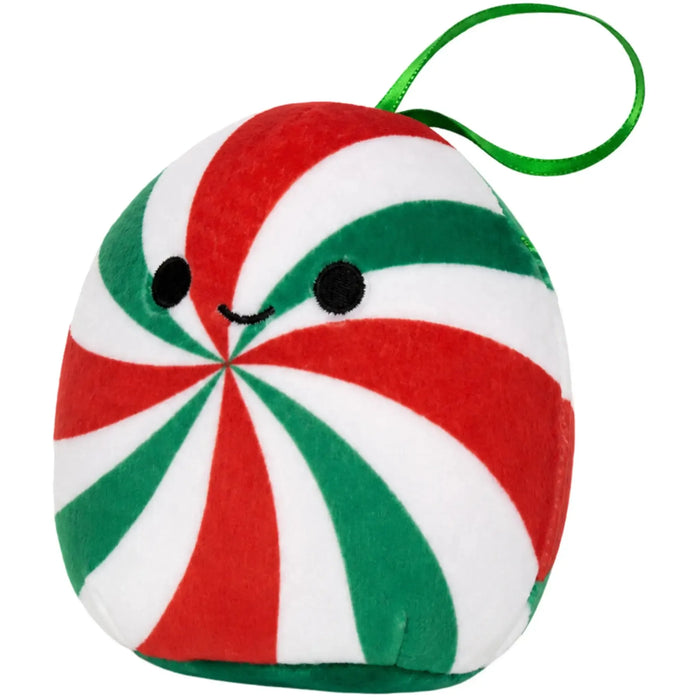 Squishmallows - Dulce the Peppermint Candy Holiday Ornament Plush (3.5") - Kellytoy - Holiday Winter Collection - (2023)