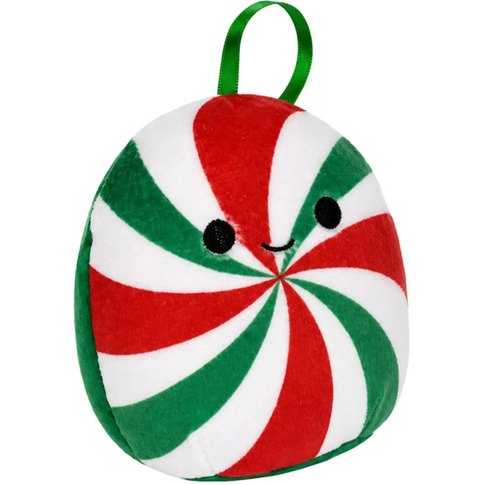 Squishmallows - Dulce the Peppermint Candy Holiday Ornament Plush (3.5") - Kellytoy - Holiday Winter Collection - (2023)
