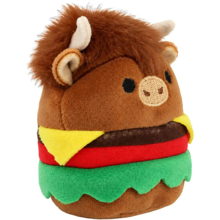 Squishmallows - Dunkie the Bison Burger Plush (3") - Jazwares - Micromallows Series 4 - (2024)