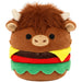 Squishmallows - Dunkie the Bison Burger Plush (3") - Jazwares - Micromallows Series 4 - (2024)