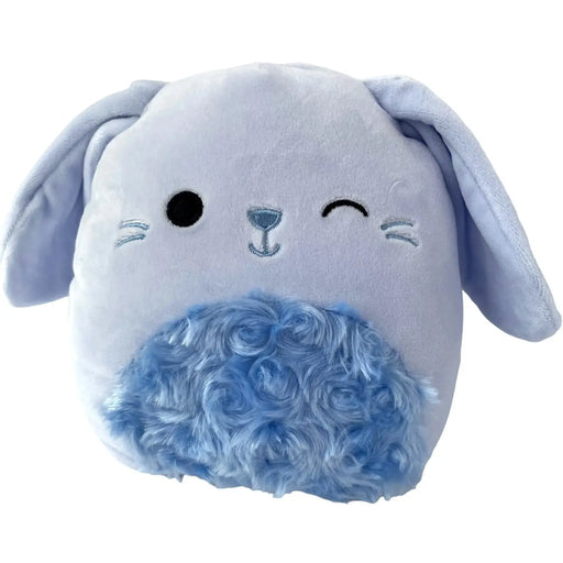 Squishmallows - Easter Edition Bastian the Bunny with Blue Fuzzy Belly Plush (7") - Kellytoy - (2022)