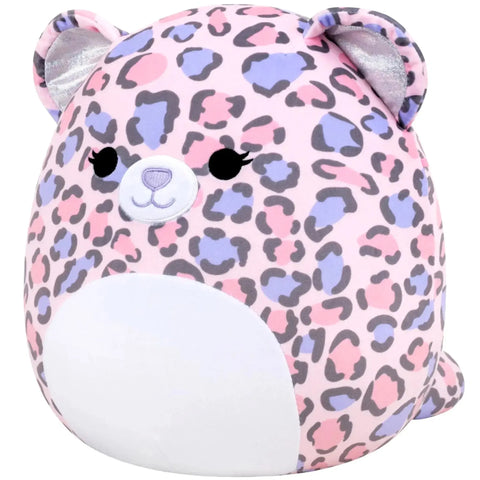 Squishmallows - Easter Edition Dallas the Leopard with Pink & Purple Spots Plush (7