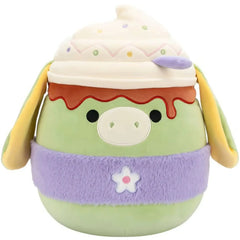 Squishmallows - Easter Edition Juniper the Pig with Frosted Cupcake Plush (5") - Jazwares - (2023)