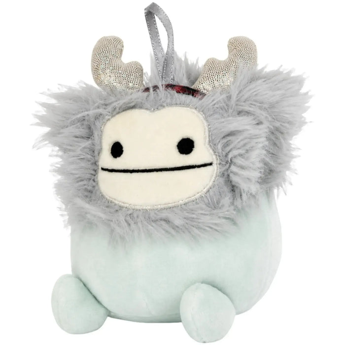 Squishmallows - Evita the Bigfoot Holiday Ornament Plush (4.5") - Kellytoy - Holiday Winter Collection - (2022)
