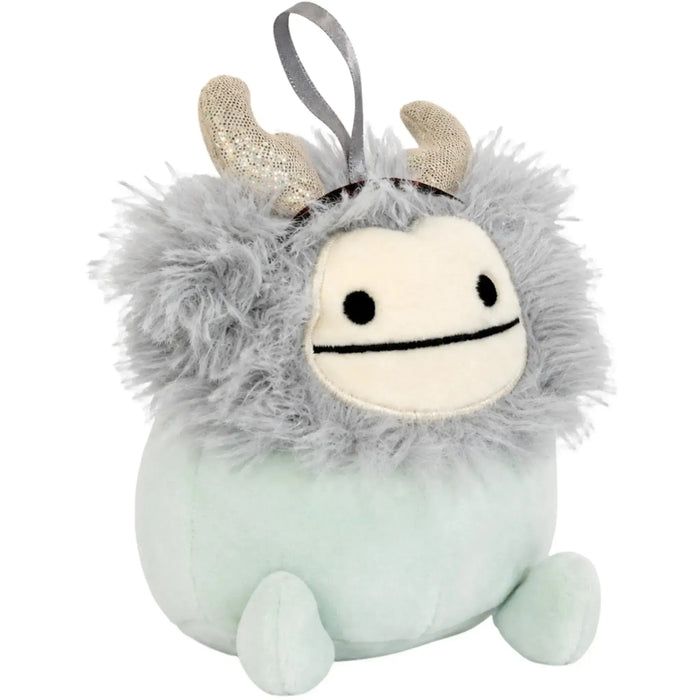 Squishmallows - Evita the Bigfoot Holiday Ornament Plush (4.5") - Kellytoy - Holiday Winter Collection - (2022)