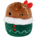 Squishmallows - Gina the Gingerbread Girl Holiday Ornament Plush (4") - Kellytoy - Holiday Winter Collection - (2023)