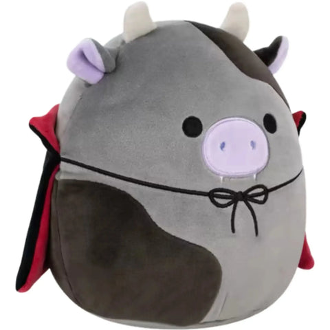 Squishmallows - Halloween Edition Dracula Costume Bridgette the Cow Plush (12