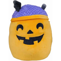 Squishmallows - Halloween Edition Lanny the Jack-o'-Lantern Candy Bucket Plush (8.25