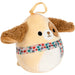 Squishmallows - Harris the Dog Holiday Ornament Plush (4.5") - Kellytoy - Holiday Winter Collection - (2023)