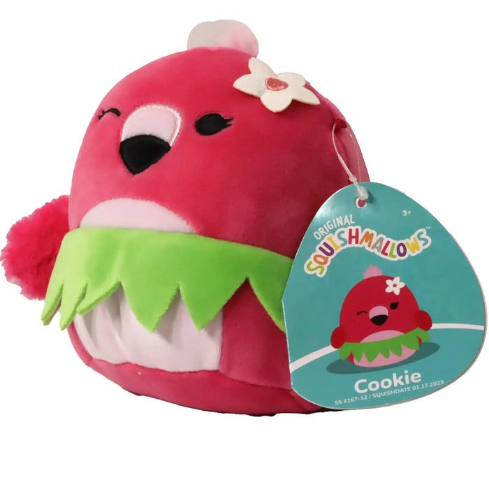 Squishmallows - Hula Skirt Cookie the Flamingo Plush (6") - Kellytoy - (2023)