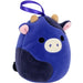 Squishmallows - Ingred the Cow Holiday Ornament Plush (4") - Kellytoy - Animals Collection - (2024)