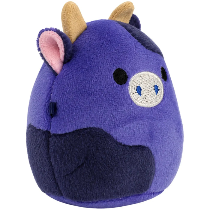 Squishmallows - Ingred the Purple Cow Plush (3") - Jazwares - Micromallows Series - (2024)