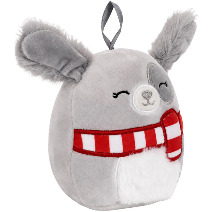 Squishmallows - Ivy the Dog Holiday Ornament Plush (4.5") - Kellytoy - Holiday Winter Collection - (2022)