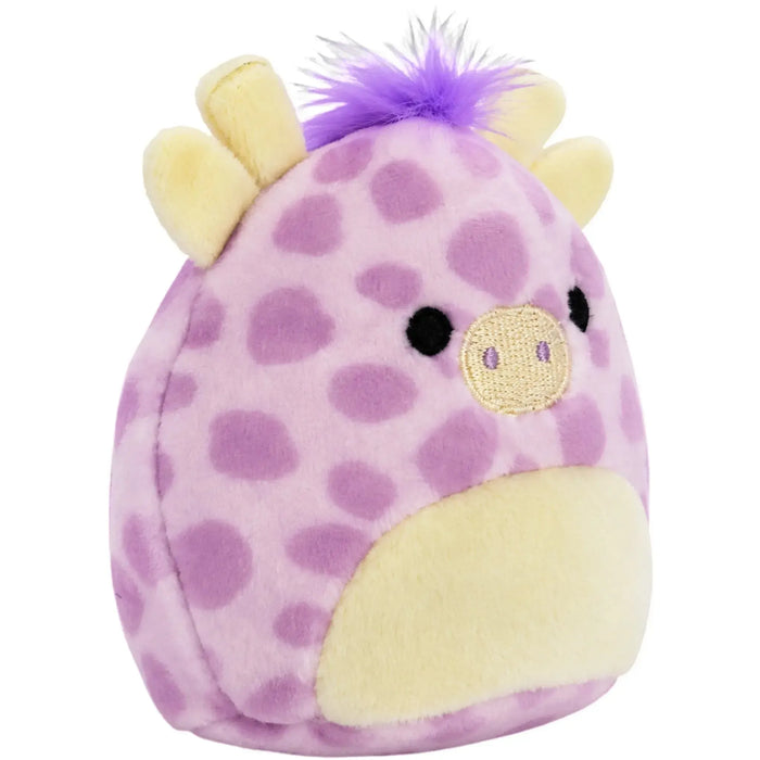Squishmallows - Jazzy the Giraffe Plush (2.5") - Jazwares - Squishville Purple Pals Squad - (2023)