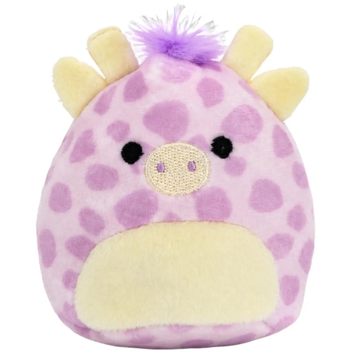 Squishmallows - Jazzy the Giraffe Plush (2.5") - Jazwares - Squishville Purple Pals Squad - (2023)