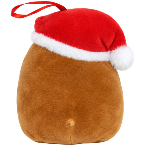 Squishmallows - Jordan the Gingerbread Boy Version 2 Holiday Ornament Plush (4.5
