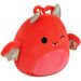 Squishmallows - Karlie the Red Devil Bat Clip-On Plush (3.5") - Kellytoy - Halloween Squad - (2023)