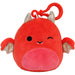 Squishmallows - Karlie the Red Devil Bat Clip-On Plush (3.5") - Kellytoy - Halloween Squad - (2023)