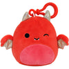 Squishmallows - Karlie the Red Devil Bat Clip-On Plush (3.5