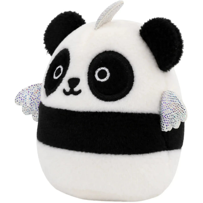 Squishmallows - Kayce the Pandapegacorn Plush (2.5") - Jazwares - Squishville Black & White Squad - (2024)