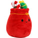 Squishmallows - Lowell the Santa Bag Plush (4") - Jazwares - Holiday Mystery Squad - (2024)