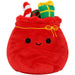 Squishmallows - Lowell the Santa Bag Plush (4") - Jazwares - Holiday Mystery Squad - (2024)