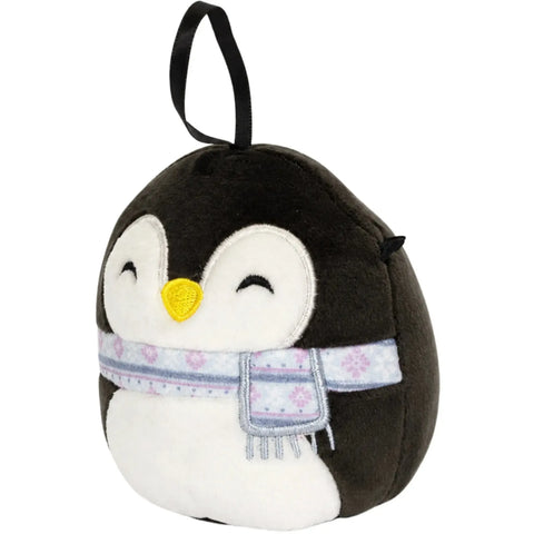Squishmallows - Luna the Penguin Version 2 Holiday Ornament Plush (4