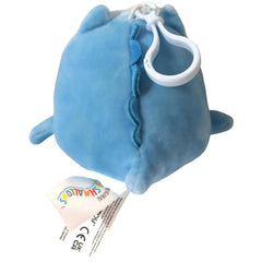Squishmallows - Lune the Blue Loch Ness Monster Mini Plush Clip-On Keychain (3.5") - Jazwares - (2023)