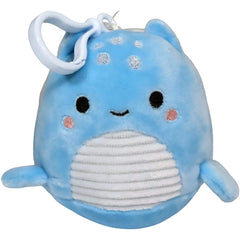 Squishmallows - Lune the Blue Loch Ness Monster Mini Plush Clip-On Keychain (3.5") - Jazwares - (2023)