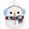 Squishmallows - Manny the Snowman Holiday Ornament Plush (4.5
